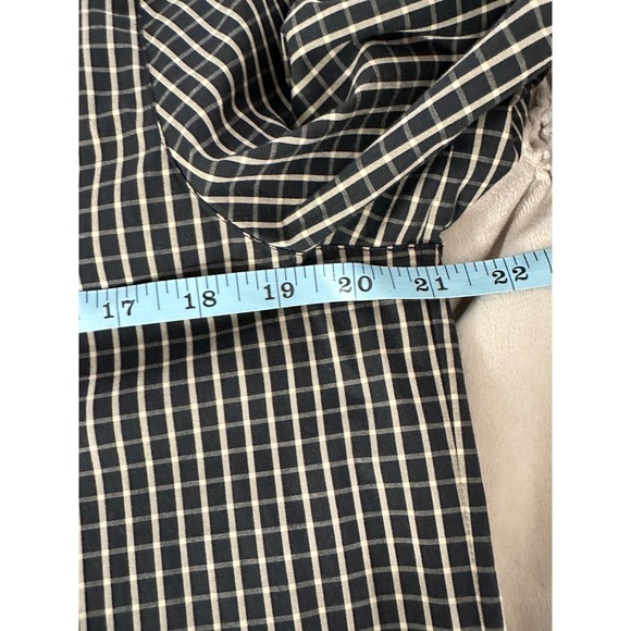 LAFAYETTE 148 NEW YORK Black‎ White Checkered Long Sleeve  Womens M - Picture 4 of 4